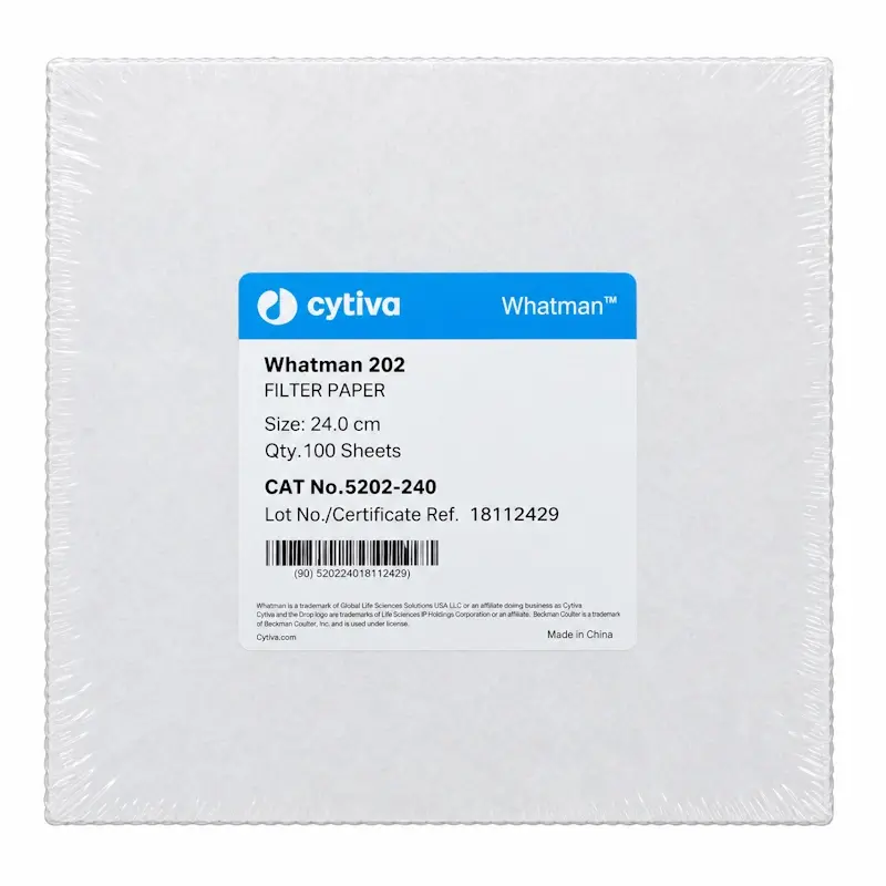 Whatman 5202-240 Grade 202 Kalitatif Filtre Kağıdı - Ø 240 mm, 100 Adet