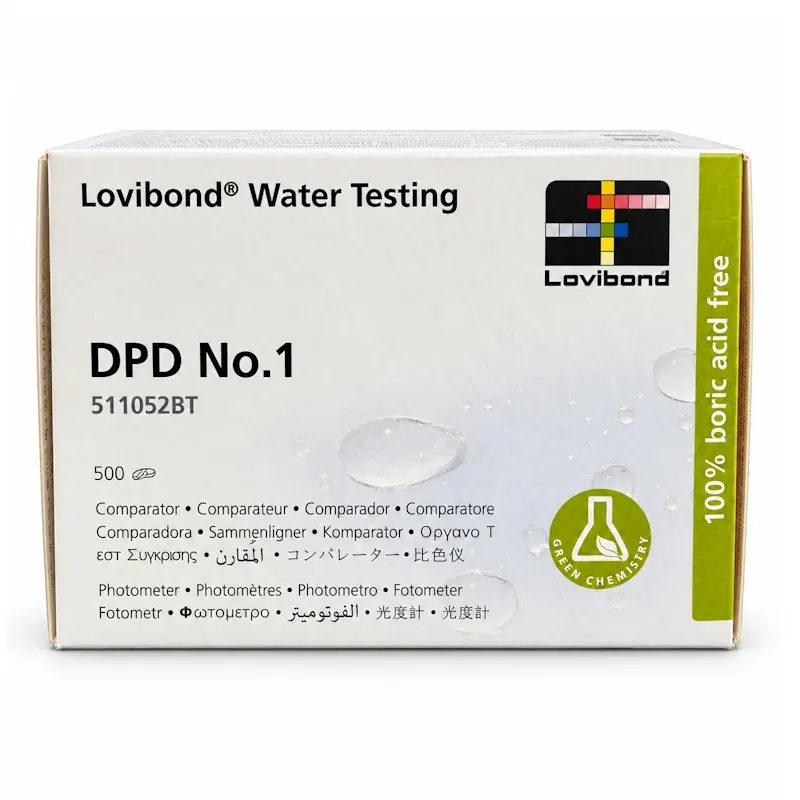 Lovibond DPD No.1 Serbest Klor Test Fotometre Tableti 500 Adet