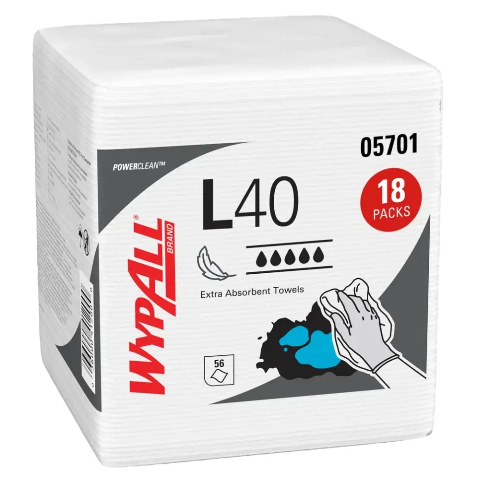 Kimberley Clark WypAll® L40 Ekstra Emici Endüstriyel Temizlik Havlusu 56 Yaprak