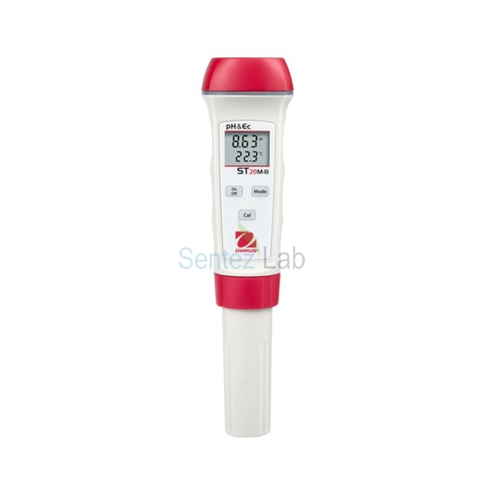 Ohaus ST20M-B Kalem Tip pH / İletkenlik / TDS Ölçer 0 – 1999 μs/cm;0.0 – 99.0 °C;0.00 – 14 pH;0.0 – 1000 mg/L