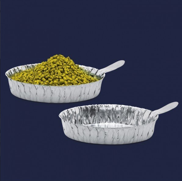 ISOLAB 037.24.045 Alüminyum tabak - tutamağı ile - 45 mm çap - 12 mm H