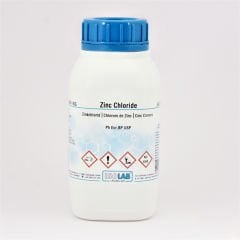 ISOLAB ZINC CHLORIDE FOR ANALYSIS ≥ 98%, ACS,ISO,REAGENT PH.EUR CAS 7646-85-7 1000 GR