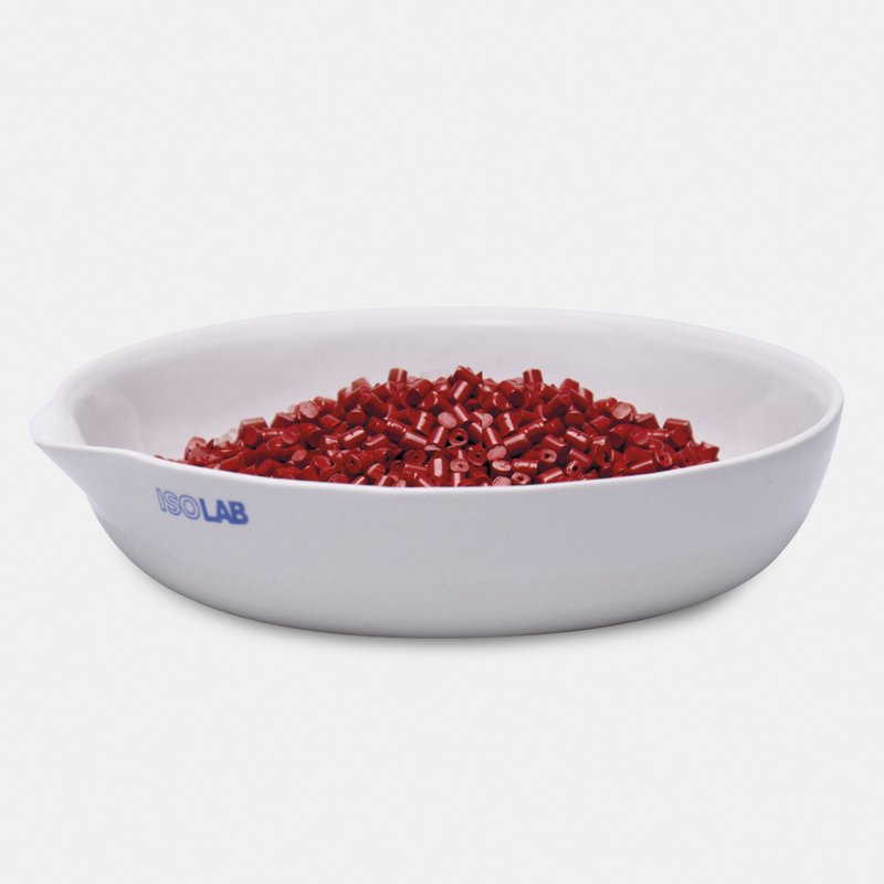İSOLAB 038.11.080 kapsül - porselen - dibi düz - çap 80 mm 40 ML HACİM