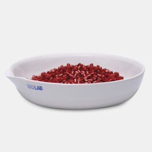 İSOLAB 038.11.080 kapsül - porselen - dibi düz - çap 80 mm 40 ML HACİM