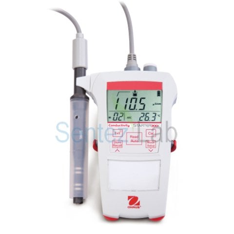 Ohaus ST300C-G  Starter Portatif İletkenlik Ölçer Seti STCON3 İletkenlik Elektrodu dahil
