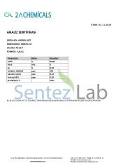 2A CHEMİCALS Akrilik Asit Min.%99 CAS 79-10-7 1 LT