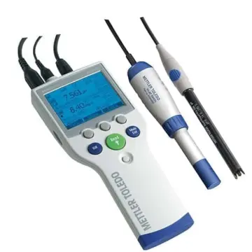 Mettler Toledo SG78-FK2-Kit SevenGo Duo Portatif pH / İyon / İletkenlik Ölçer InLab Expert Go-ISM pH ve InLab 738-ISM İletkenlik Elektrotları dahil
