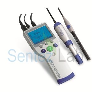 Mettler Toledo SG98-FK2-Kit SevenGo Duo Portatif pH/İyon/Çözünmüş Oksijen Ölçer InLab Expert Go-ISM pH ve InLab OptiOx Çöz. Oksijen Elektrodu dahil