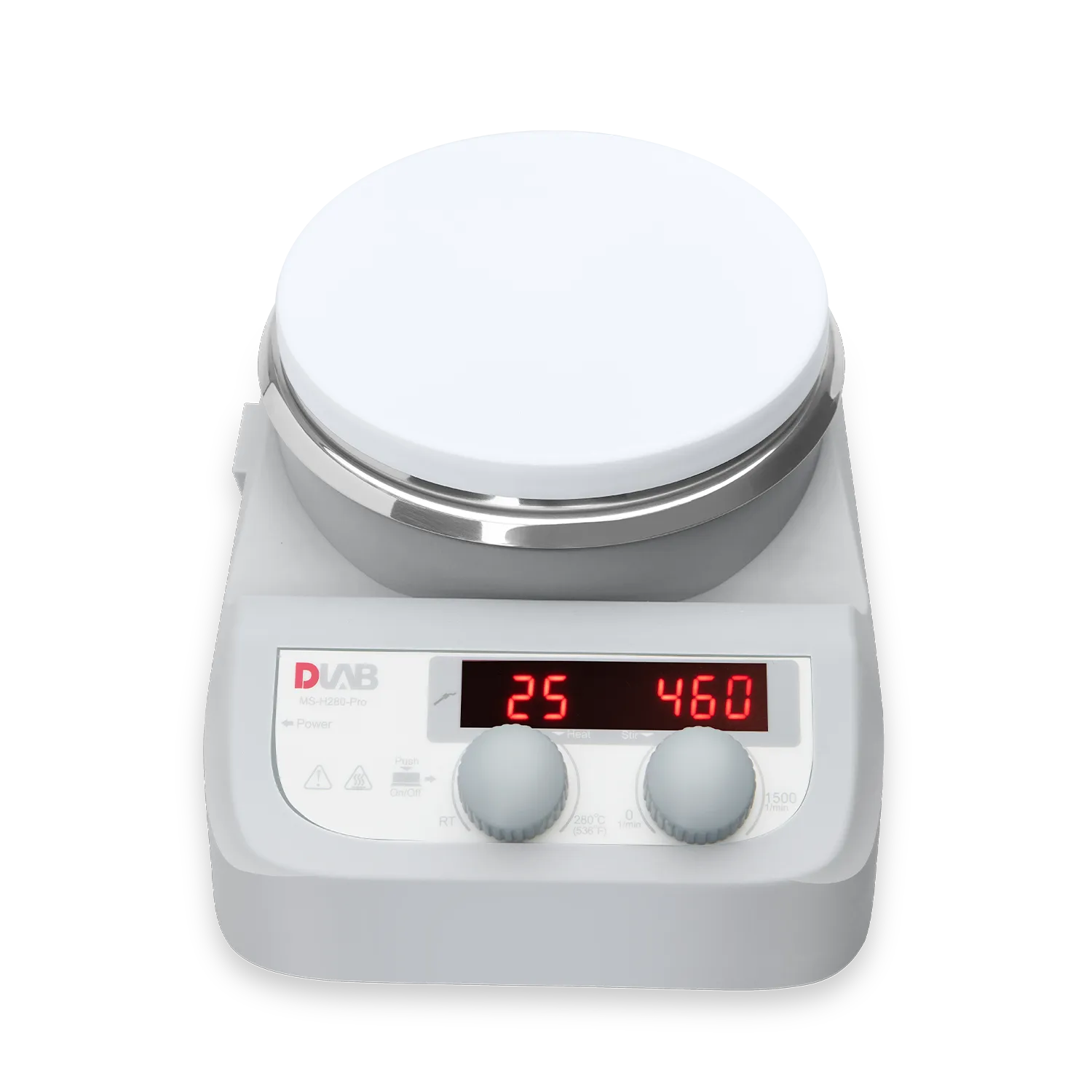 DLAB MS-H280-Pro Isıtıcılı Manyetik Karıştırıcı 200... 1.500 rpm / RT... 280 ℃ / 3 L
