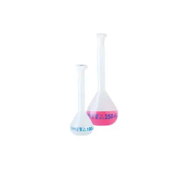 ISOLAB  Balon Joje - P.P - Şeffaf - B Kalite - Mavi Skala - 100 Ml - Ns 14/23