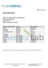 2A CHEMİCALS Alüminyum Sülfat CAS 7784-31-8 100 GR