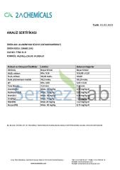 2A CHEMİCALS Alüminyum Sülfat CAS 7784-31-8 1 KG