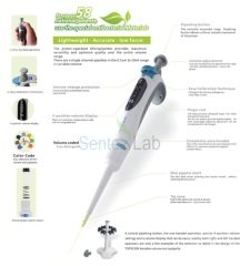 Top Scien Otomatik Pipet Full Otoklavlanabilir 500-5000μl