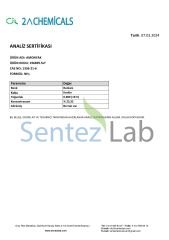 2A CHEMİCALS Amonyak (Amonyum Hidroksit) %25 CAS 1336-21-6 5 LT