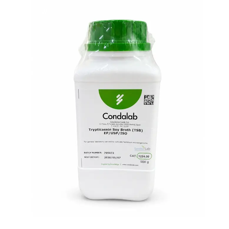 Condalab 1224 Tryptic Soy Broth (T.S.B.) Eur. Pharma. /Usp 500 grams