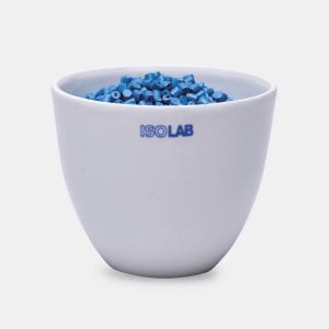 İSOLAB 038.14.M50 kroze - porselen - orta form - çap 50x40mm