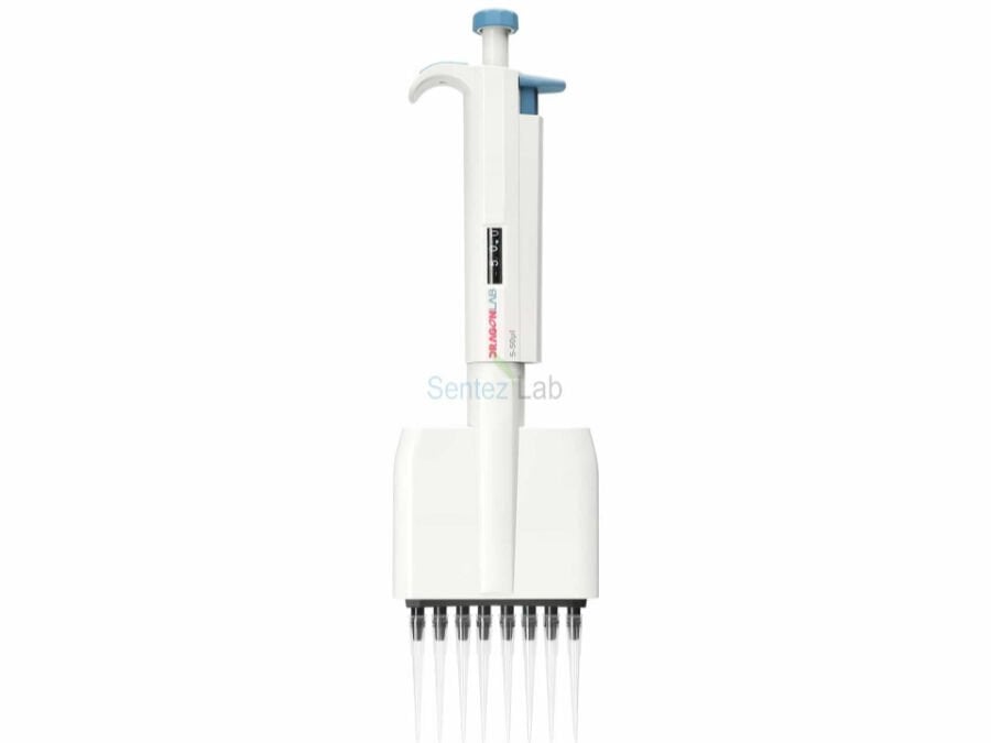 DLAB TopPette Sekiz Kanallı Otomatik Pipet 0.5-10 μL