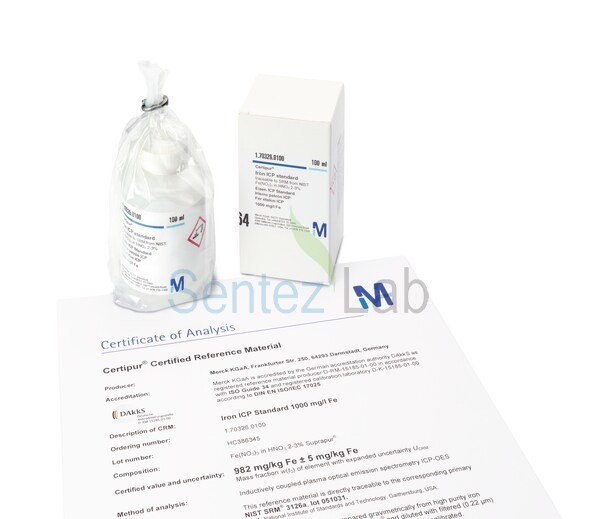 Merck 170321 Gold ICP standard 100ml