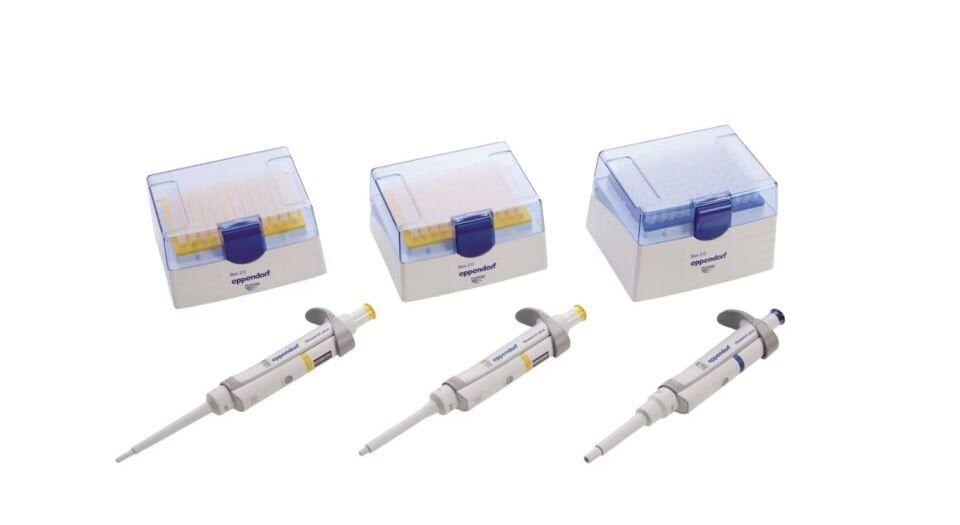 Eppendorf Research® plus Standart Otomatik Pipet Seti 2-20 µL, 20-200 µL, 100-1000 µL