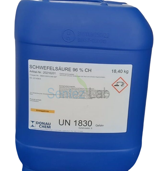 Donau Chem  Hidroklorik Asit 37% CAS 7647-01-0  (Avusturya Menşei) 25 Litre