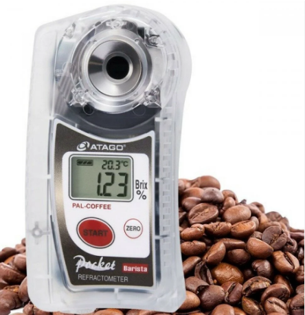 Atago 4533 PAL-Coffee dijital kahve refraktometresi, laboratuvar ve profesyonel kullanım için hassas Brix ölçümü sağlar, kahve çözelti konsantrasyonun