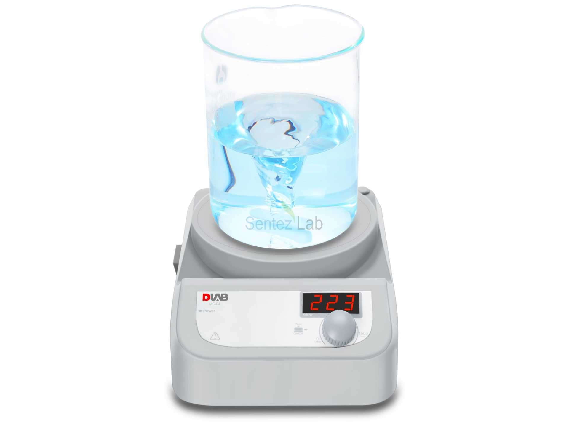 DLAB MS-PA Manyetik Karıştırıcı 100... 1.500 rpm / 3 L Dijital Hız Göstergeli