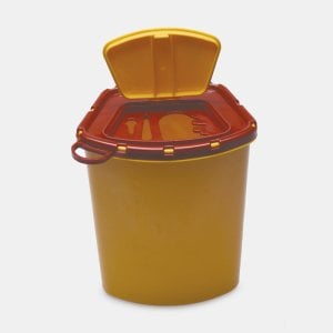 İSOLAB 062.80.905 atık kutusu - 5 lt