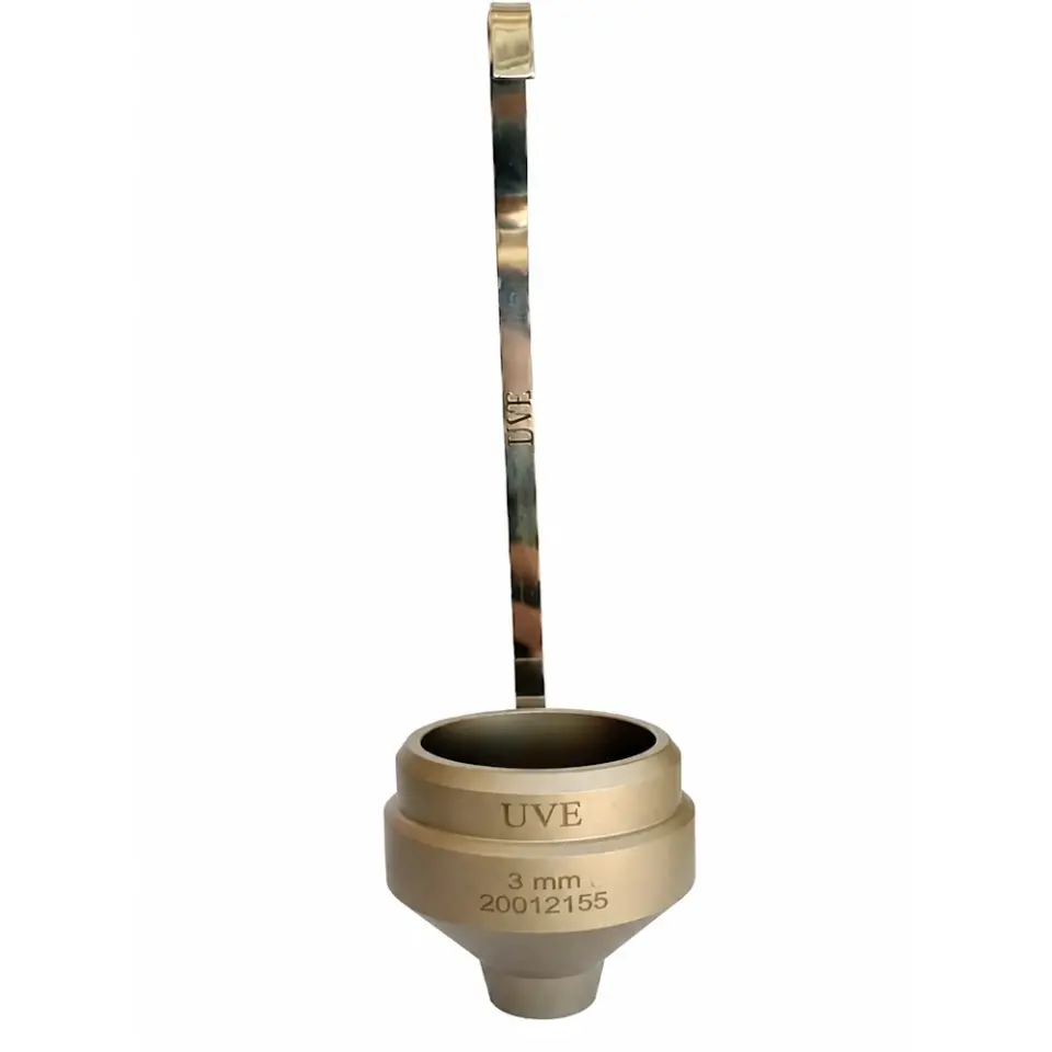 Viskozite Akış Kabı DIN 53211 DIN Cup 6 Kulplu Akış Kabı - (6mm & 550-1500 cSt)