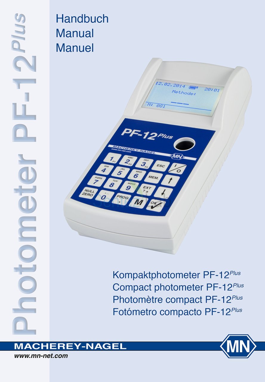 Macherey-Nagel Compact photometer PF-12Plus