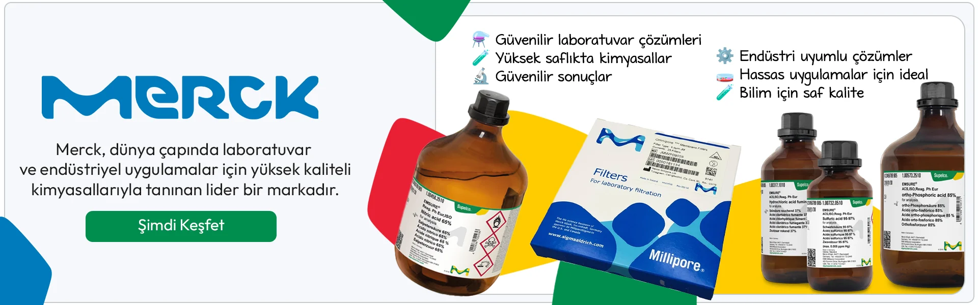 Merck Kimyasalları Araştırma ve Endüstriyel Çözümler
